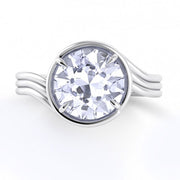 Danhov Engagement Ring Abbraccio Triple Shank AE141