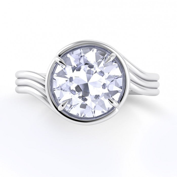 Danhov Engagement Ring Abbraccio Triple Shank AE141