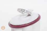 18K White Gold Eternity Channel Round Diamond