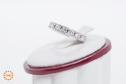 18K White Gold Eternity Channel Round Diamond