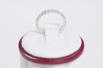 Split Prong Eternity Diamond Band