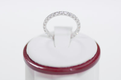 Split Prong Eternity Diamond Band