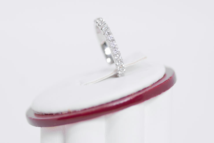 Split Prong Eternity Diamond Band