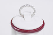 Eternity diamond shape share prong band 1.60 CARATS