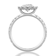 Danhov Per Lei Round Cut Halo Engagement Ring
