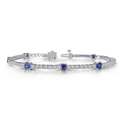 5.82 CTW Classic Station Link Bracelet