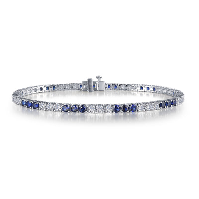 6.0 CTW Alternating Tennis Bracelet