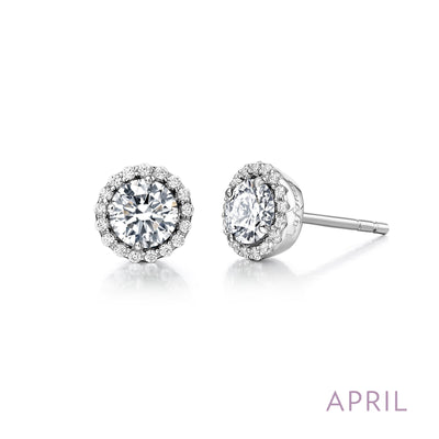April Birthstone Earrings