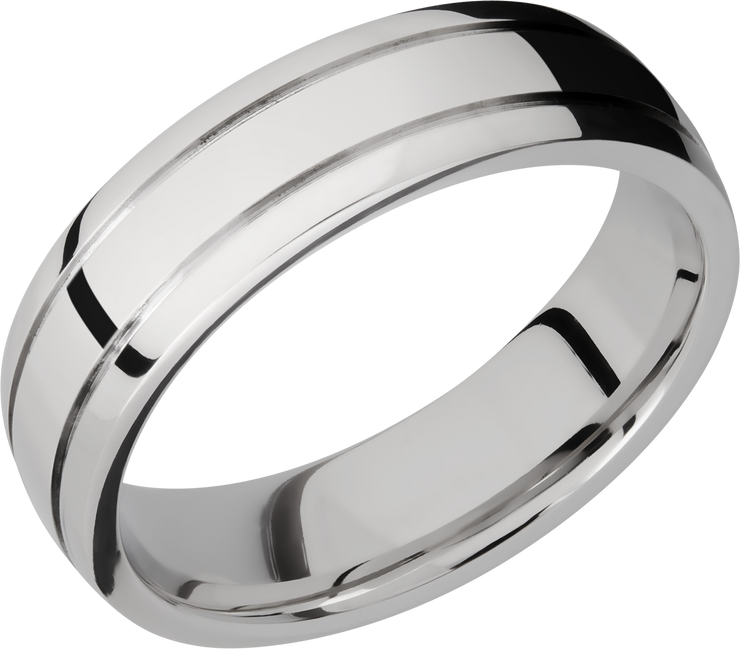 Cobalt chrome 6mm domed band