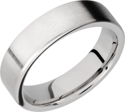 Cobalt chrome 6mm flat band