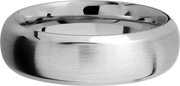 Cobalt chrome 7mm domed beveled band
