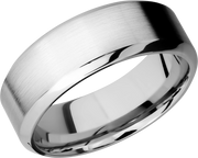 Cobalt Chrome 8mm high-beveled band