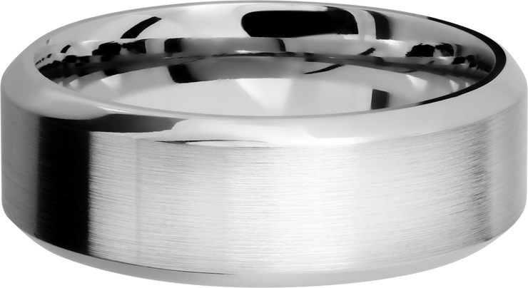 Cobalt Chrome 8mm high-beveled band