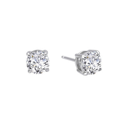 1.5 CTW Solitaire Stud Earrings