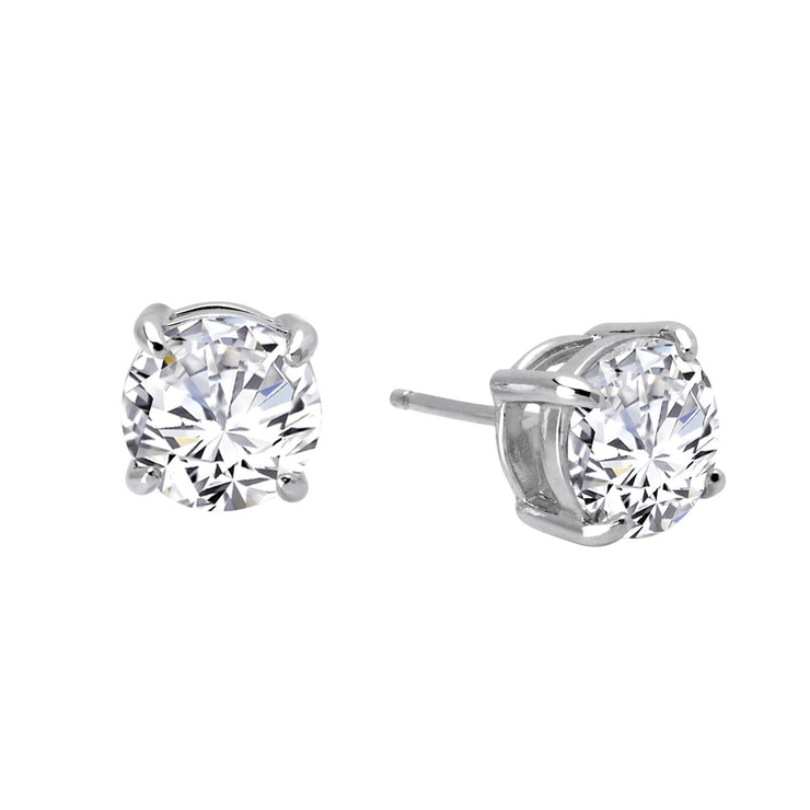 4 CTW Solitaire Stud Earrings