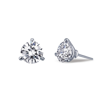 2.5 CTW Solitaire Stud Earrings