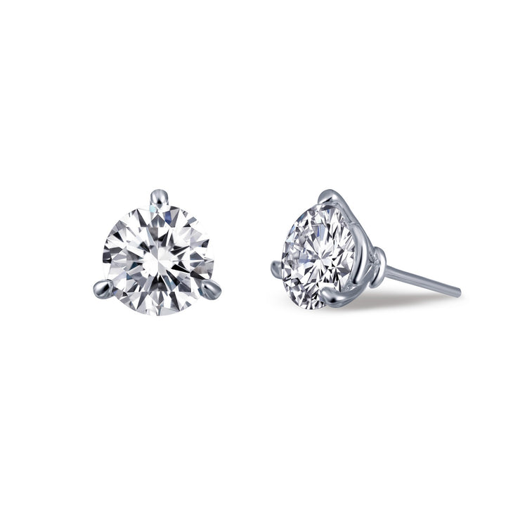 2.5 CTW Solitaire Stud Earrings