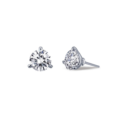 1.5 CTW Solitaire Stud Earrings