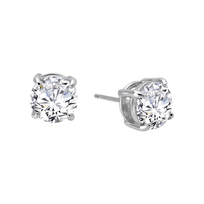 3 CTW Solitaire Stud Earrings