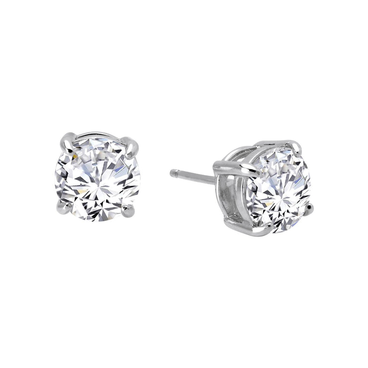 3 CTW Solitaire Stud Earrings