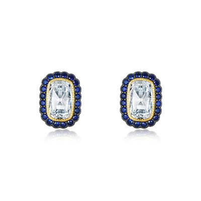 Vintage Inspired Halo Earrings