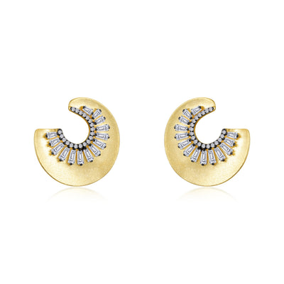 Sunburst Stud Earrings
