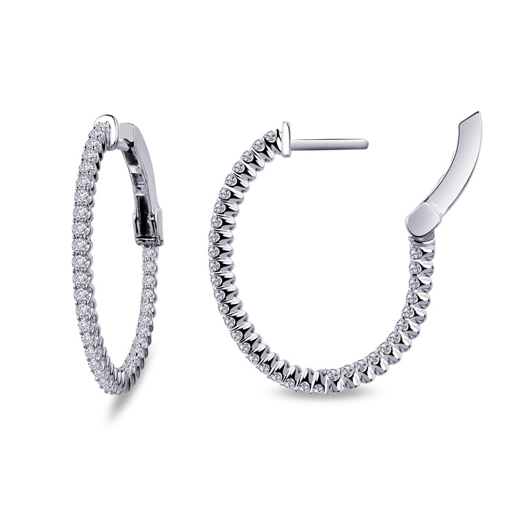 20 mm x 25 mm Oval Hoop Earrings