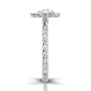 Danhov Per Lei Round Cut Halo Engagement Ring