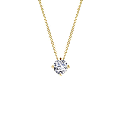 1.0 CTW Solitaire Necklace