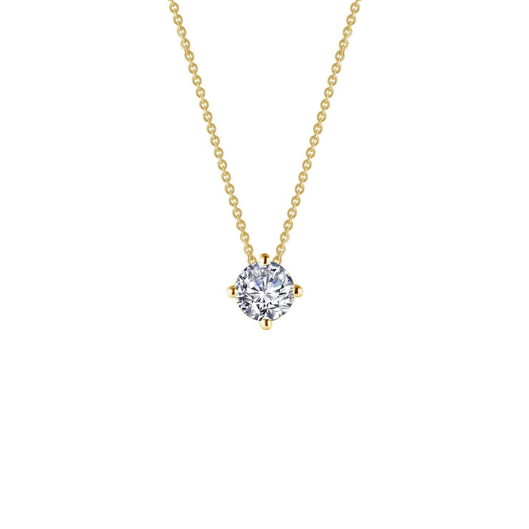 0.85 CTW Solitaire Necklace