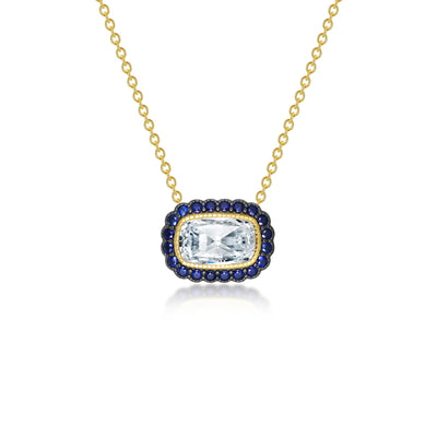 Vintage Inspired Halo Necklace