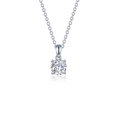 1 CTW 4-Prong Solitaire Necklace