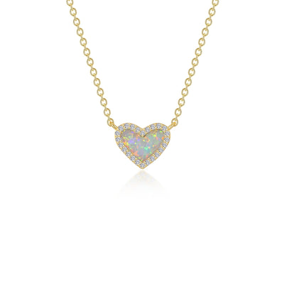 Halo Heart Necklace