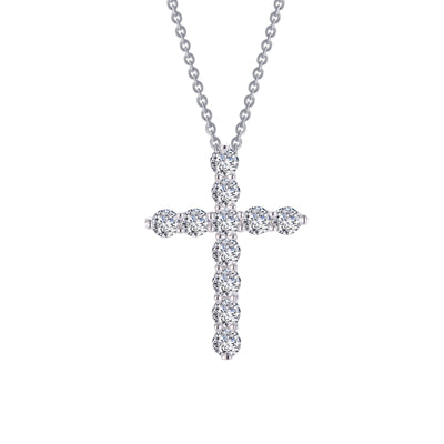 1.87 CTW Cross Necklace