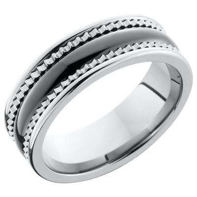 Ceramic and Tungsten Band