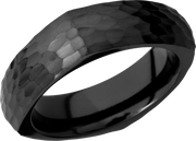 Zirconium 7mm domed square band