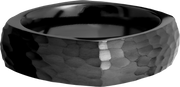 Zirconium 7mm domed square band