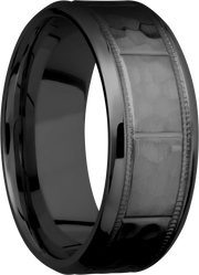 Zirconium 8mm band